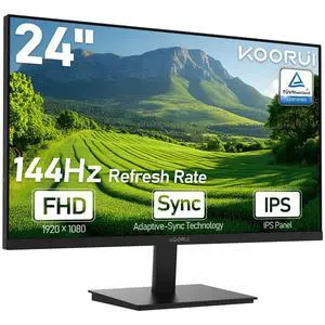 24 FHD IPS 144Hz Adaptive Sync Monitor, Tilt Adjustable, Eye Care, HDMI VGA 24 FHD IPS 144Hz Adaptive Sync Monitor, Tilt Adjustable, Eye Care, HDMI VGA