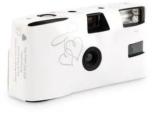Disposable Camera with Flash - Single Use 35mm Film Camera for Wedding or Party Favors - Silver Enchanted Hearts (10 Pack) Disposable Camera with Flash - Single Use 35mm Film Camera for Wedding or Party Favors - Silver Enchanted Hearts (10 Pack)