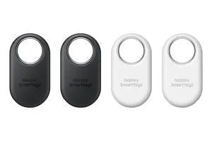 SmartTag2 (2023) Bluetooth + UWB, IP67 Water and Dust Resistant, Findable via App, 1.5 Year Battery Life (4-Pack) - Black/White (Global Edition, No US Warranty) SmartTag2 (2023) Bluetooth + UWB, IP67 Water and Dust Resistant, Findable via App, 1.5 Year Battery Life (4-Pack) - Black/White (Global Edition, No US Warranty)