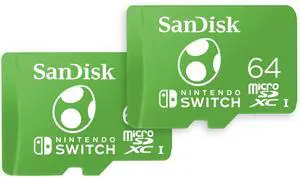 64GB 2-Pack microSDXC Card, Licensed for Nintendo Switch (2x64GB) - SDSQXAO-064G-GN6Z2 64GB 2-Pack microSDXC Card, Licensed for Nintendo Switch (2x64GB) - SDSQXAO-064G-GN6Z2