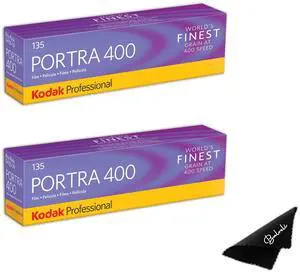 Kodak Portra 400 Film 10 Pack of 36exp Rolls for 35mm Cameras with Premium Microfiber Cloth Kodak Portra 400 Film 10 Pack of 36exp Rolls for 35mm Cameras with Premium Microfiber Cloth