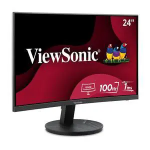 VA2416C 24 Inch 1080p Curved Monitor, Frameless Design with Variable Refresh Rate for Home Entertainment, HDMI, and DisplayPort Inputs VA2416C 24 Inch 1080p Curved Monitor, Frameless Design with Variable Refresh Rate for Home Entertainment, HDMI, and DisplayPort Inputs