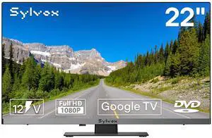 RV TV, 22 inches 12/24V TV for RV 1080P Full HD Smart TV, Built-in APP Store, Support WiFi Bluetooth, Small Android TV for Car Home Camper Truck Boat(Limo Series) RV TV, 22 inches 12/24V TV for RV 1080P Full HD Smart TV, Built-in APP Store, Support WiFi Bluetooth, Small Android TV for Car Home Camper Truck Boat(Limo Series)