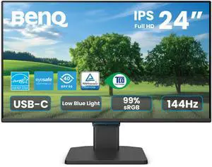 GW2490C 23.8" IPS Computer Montior 1080P FHD 144Hz Game-Ready, Home Office, USB-C, Visual Optimizer, Flicker-Free, Low Blue Light, Ultra Slim Bezel, TUV-Certified, Eye-CareU GW2490C 23.8" IPS Computer Montior 1080P FHD 144Hz Game-Ready, Home Office, USB-C, Visual Optimizer, Flicker-Free, Low Blue Light, Ultra Slim Bezel, TUV-Certified, Eye-CareU