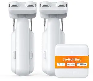Smart Automatic Curtain Opener 2 Pack with Hub Mini - WiFi Remote Control with App/Timer, Performance Upgrade, Compatible with Alexa, Google Home, HomeKit Smart Automatic Curtain Opener 2 Pack with Hub Mini - WiFi Remote Control with App/Timer, Performance Upgrade, Compatible with Alexa, Google Home, HomeKit