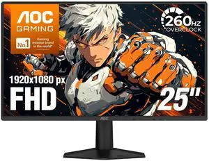 25G51Z 25-inch Gaming Monitor FHD 1920x1080, 240Hz Native with 260Hz Overclock Refresh Rate, 0.5ms MPRT, IPS Panel, HDR, 3-Sided Frameless, HDMI 2.0 x1, Display Port x1, 3-Year Zero-Bright-Dot 25G51Z 25-inch Gaming Monitor FHD 1920x1080, 240Hz Native with 260Hz Overclock Refresh Rate, 0.5ms MPRT, IPS Panel, HDR, 3-Sided Frameless, HDMI 2.0 x1, Display Port x1, 3-Year Zero-Bright-Dot