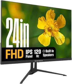 24 Inch Gaming Monitor, 120Hz, 1ms, IPS Computer Monitor, 1080P FHD, Built-in Speakers, Eye Care, Adpative Sync Support (FreeSync Compatible), HDR, VGA, HDMI & DisplayPort w/Gaming Mode 24 Inch Gaming Monitor, 120Hz, 1ms, IPS Computer Monitor, 1080P FHD, Built-in Speakers, Eye Care, Adpative Sync Support (FreeSync Compatible), HDR, VGA, HDMI & DisplayPort w/Gaming Mode