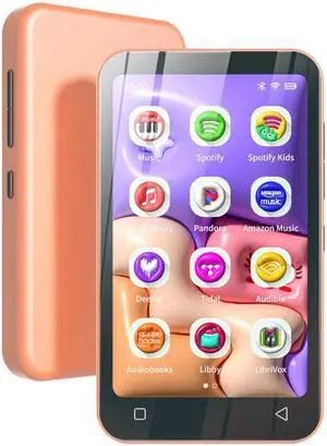80GB Kids MP3 Player with Bluetooth, Parental Controls, Pre-Installed Spotify, Audible, 4" MP4 Player (Orange) 80GB Kids MP3 Player with Bluetooth, Parental Controls, Pre-Installed Spotify, Audible, 4" MP4 Player (Orange)