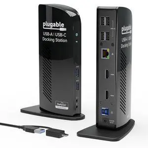 Universal Laptop Docking Station Dual HDMI Monitor for Windows and Mac (Driver Required), USB 3.0 or USB-C, 2X HDMI, Gigabit Ethernet, Audio, 6 USB Ports (UD-3900) Universal Laptop Docking Station Dual HDMI Monitor for Windows and Mac (Driver Required), USB 3.0 or USB-C, 2X HDMI, Gigabit Ethernet, Audio, 6 USB Ports (UD-3900)