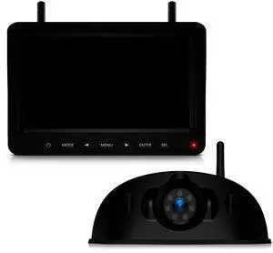 HD 1080P 7" Wireless RV Backup Camera System for Furrion Pre-Wired RV Truck Camper, 7" IPS DVR Monitor & Rear View Camera, IR Night Vision IP69 Waterproof DIY Parking Lines - DW7Y5 HD 1080P 7" Wireless RV Backup Camera System for Furrion Pre-Wired RV Truck Camper, 7" IPS DVR Monitor & Rear View Camera, IR Night Vision IP69 Waterproof DIY Parking Lines - DW7Y5