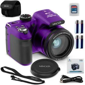 MN40Z 20MP Digital Camera 40x Optical Zoom, 1080p FHD Video, 3.0" LCD, Wi-Fi, Face/Smile/Blink Detection Purple MN40Z 20MP Digital Camera 40x Optical Zoom, 1080p FHD Video, 3.0" LCD, Wi-Fi, Face/Smile/Blink Detection Purple