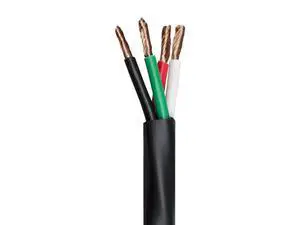 Nimbus Series 12 Gauge AWG 4 Conductor CMP-Rated Speaker Wire / Cable - 100ft UL Plenum Rated, 100% Pure Bare Copper With Color Coded Conductors Nimbus Series 12 Gauge AWG 4 Conductor CMP-Rated Speaker Wire / Cable - 100ft UL Plenum Rated, 100% Pure Bare Copper With Color Coded Conductors