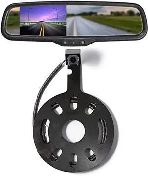Rear View Mirror Camera with 4.3 Monitor for Jeep Wrangler Rubicon Sahara Sport Unlimited Spare Tire Mount Wheel Mounting Reverse Backup Cam for YJ, TJ, JK JKU, JL JLU Parking & Driving Safety Rear View Mirror Camera with 4.3 Monitor for Jeep Wrangler Rubicon Sahara Sport Unlimited Spare Tire Mount Wheel Mounting Reverse Backup Cam for YJ, TJ, JK JKU, JL JLU Parking & Driving Safety