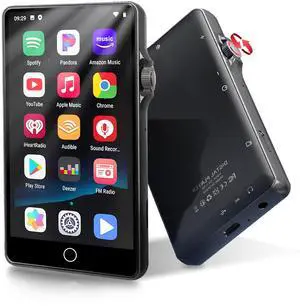 80GB MP3 Player with Bluetooth and Wifi, MP3 Player with Spotify, Pandora,Amazon Music 4" Touch Screen Android Music Player with Libby, FM Radio Bluetooth MP3 Player with HiFi Sound for Sports Runners 80GB MP3 Player with Bluetooth and Wifi, MP3 Player with Spotify, Pandora,Amazon Music 4" Touch Screen Android Music Player with Libby, FM Radio Bluetooth MP3 Player with HiFi Sound for Sports Runners