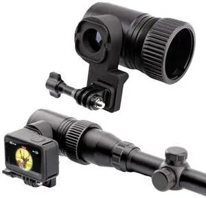 Outdoor Scope Camera Mount Compatible with Hero 9/10/11/12 Quick Side-Lightweight Mount with Built-in Sunshade for Outdoor Adventures Outdoor Scope Camera Mount Compatible with Hero 9/10/11/12 Quick Side-Lightweight Mount with Built-in Sunshade for Outdoor Adventures
