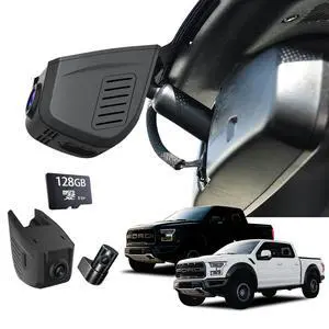 F150 Dash Cam for Ford F150/F250/F350,4K+1080P Wireless Dash Camera Front and Rear,OEM Style,Breeze Installation,HDR,Night Vision,WiFi & App,G-Sensor,128GB Card F150 Dash Cam for Ford F150/F250/F350,4K+1080P Wireless Dash Camera Front and Rear,OEM Style,Breeze Installation,HDR,Night Vision,WiFi & App,G-Sensor,128GB Card