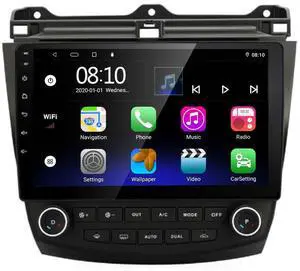 for Honda Accord 7th 2003-2007 Android Car Stereo, Build-in Carplay & Android Auto, 10 inch Capacitive Touch Screen GPS Navigation Unit for Honda Accord 7th 2003 2004 2005 2006 2007, 2G + 32G for Honda Accord 7th 2003-2007 Android Car Stereo, Build-in Carplay & Android Auto, 10 inch Capacitive Touch Screen GPS Navigation Unit for Honda Accord 7th 2003 2004 2005 2006 2007, 2G + 32G