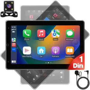 10 inch IPS Full Touch 2+32GB Automatic Rotation Screen Android Car Radio Audio Video Stereo Player For Single Din With CarPlay Android Auto WiFi BT MirrorLink Split Screen PIP GPS Navigation 10 inch IPS Full Touch 2+32GB Automatic Rotation Screen Android Car Radio Audio Video Stereo Player For Single Din With CarPlay Android Auto WiFi BT MirrorLink Split Screen PIP GPS Navigation