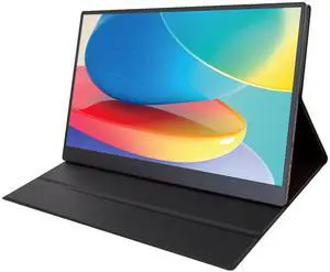 Portable Monitor, 15.6" 1080P FHD IPS Travel Monitor w/Smart Cover & Speakers, HDMI USB C Plug & Play, Second External Monitor for Laptop/PC/Phone/Mac Portable Monitor, 15.6" 1080P FHD IPS Travel Monitor w/Smart Cover & Speakers, HDMI USB C Plug & Play, Second External Monitor for Laptop/PC/Phone/Mac