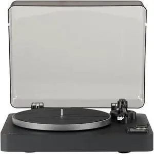 C300A-BK Fully Automatic Belt-Drive Bluetooth Turntable Record Player, Black C300A-BK Fully Automatic Belt-Drive Bluetooth Turntable Record Player, Black
