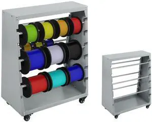 Wire Spool Rack with Wheels, Heavy Duty Cable Spool Cart & Wire Dispenser, 6-Rod Spool Holder for Electrical Wire, 300LBS Capacity Industrial Wire Cart for Warehouse Jobsite 29.5x25.2 Inch Wire Spool Rack with Wheels, Heavy Duty Cable Spool Cart & Wire Dispenser, 6-Rod Spool Holder for Electrical Wire, 300LBS Capacity Industrial Wire Cart for Warehouse Jobsite 29.5x25.2 Inch