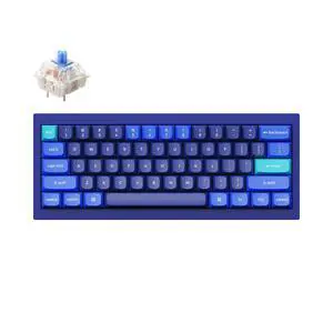 Q4 Wired Custom Mechanical Keyboard, QMK/VIA Programmable Macro, Full Aluminum, Hot-Swappable Gateron G Pro Blue Switch, 60% Layout Double Gasket Compatible with Mac and Windows - Blue Q4 Wired Custom Mechanical Keyboard, QMK/VIA Programmable Macro, Full Aluminum, Hot-Swappable Gateron G Pro Blue Switch, 60% Layout Double Gasket Compatible with Mac and Windows - Blue
