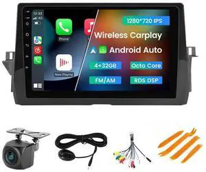Radio Stereo for Toyota Camry 2021 2022 2023 2024, Android 10.1 Inch Octa Core GPS Navigation Built-in Car-Play Android Auto IPS FM AM RDS SWC DSP, 4GB RAM 32GB ROM Radio Stereo for Toyota Camry 2021 2022 2023 2024, Android 10.1 Inch Octa Core GPS Navigation Built-in Car-Play Android Auto IPS FM AM RDS SWC DSP, 4GB RAM 32GB ROM