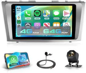 4G+64G Car Radio for Toyota Camry 2006-2011 Support Canbus Original JBL Navigation, Android Car Stereo Wireless Carplay Android Auto 9'' Touchscreen WiFi BT/FM/RDS/EQ Backup Camera 4G+64G Car Radio for Toyota Camry 2006-2011 Support Canbus Original JBL Navigation, Android Car Stereo Wireless Carplay Android Auto 9'' Touchscreen WiFi BT/FM/RDS/EQ Backup Camera