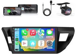 10.1-Inch Car Radio Stereo for Toyota Corolla 2014 2015 2016 with CarPlay Android Auto Android 13 Bluetooth GPS Navigation 10.1-Inch Car Radio Stereo for Toyota Corolla 2014 2015 2016 with CarPlay Android Auto Android 13 Bluetooth GPS Navigation