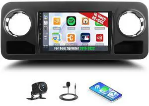 4G+64G Android Car Stereo for Benz Sprinter 2018-2022 10.1 Inch Touch Screen with CarPlay Android Auto Mirror Link UI Bluetooth FM GPS Navigation WiFi FM SWC Shot Cut Backup Camera MIC 4G+64G Android Car Stereo for Benz Sprinter 2018-2022 10.1 Inch Touch Screen with CarPlay Android Auto Mirror Link UI Bluetooth FM GPS Navigation WiFi FM SWC Shot Cut Backup Camera MIC