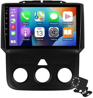9 Inch IPS Touchscreen Android 13 Car Stereo for Dodge RAM 1500 2500 3500 2013-2018 with Wireless CarPlay & Android Auto 2+32GB Car Radio, Support WiFi6, Bluetooth 5.4, FM, Backup Camera (Manual AC) 9 Inch IPS Touchscreen Android 13 Car Stereo for Dodge RAM 1500 2500 3500 2013-2018 with Wireless CarPlay & Android Auto 2+32GB Car Radio, Support WiFi6, Bluetooth 5.4, FM, Backup Camera (Manual AC)