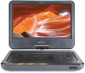 EPD-1001 Portable 10" DVD Player with Built-in Speaker, Swivel Screen, Rechargeable Battery, and Remote Control Ideal for On-the-Go Entertainment and Movie Watching EPD-1001 Portable 10" DVD Player with Built-in Speaker, Swivel Screen, Rechargeable Battery, and Remote Control Ideal for On-the-Go Entertainment and Movie Watching