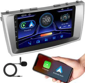 Car Radio Stereo for Toyota Camry 2006-2011 Without JBL Sound System, Support Wireless Carplay/Android Auto/Mirrorlink, 9 Inch QLED Touchscreen with Bluetooth,FM Radio Car Radio Stereo for Toyota Camry 2006-2011 Without JBL Sound System, Support Wireless Carplay/Android Auto/Mirrorlink, 9 Inch QLED Touchscreen with Bluetooth,FM Radio