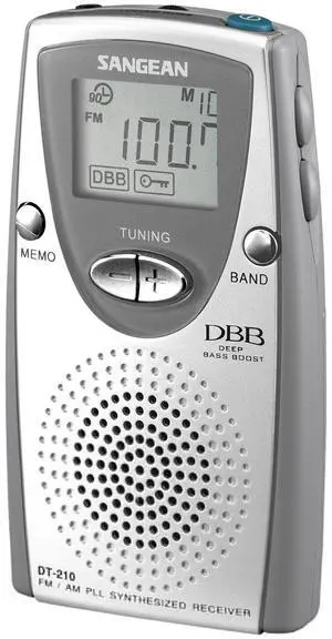 DT-210 FM-Stereo/AM PLL Synthesized Tuning Pocket Radio DT-210 FM-Stereo/AM PLL Synthesized Tuning Pocket Radio