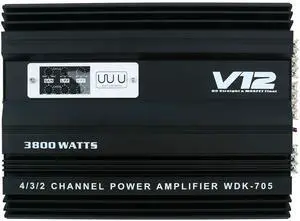 4 Channel High Power Amplifier - Slim Stereo 4 Channel Car Audio Stereo Amplifier Amp 4Ohm 4 Channel High Power Amplifier - Slim Stereo 4 Channel Car Audio Stereo Amplifier Amp 4Ohm