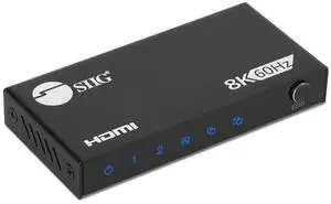 1x2 8K 60Hz HDMI 2.1 Splitter with VRR/ALLM - Up to 8K@60Hz, 1 HDMI in 2 Out, HDCP 2.3, LPCM 7.1ch, Compatible with DTS-HD/Dolby Digital/Dolby TrueHD, Downscaler, EDID Management 1x2 8K 60Hz HDMI 2.1 Splitter with VRR/ALLM - Up to 8K@60Hz, 1 HDMI in 2 Out, HDCP 2.3, LPCM 7.1ch, Compatible with DTS-HD/Dolby Digital/Dolby TrueHD, Downscaler, EDID Management