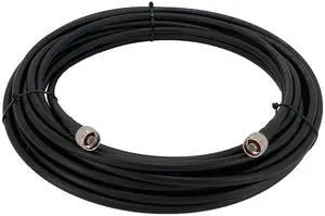 50ft RG8U Low Loss Coaxial Cable with 50 Impedance, Ideal for FM Transmitter, CB Radio, HAM Radio, VHF Radio, VSWR Meter and Antenna (N-Male to N-Male) 50ft RG8U Low Loss Coaxial Cable with 50 Impedance, Ideal for FM Transmitter, CB Radio, HAM Radio, VHF Radio, VSWR Meter and Antenna (N-Male to N-Male)