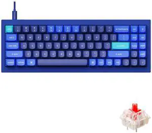 Q7 70% Layout Hot-Swappable RGB Wired Custom Mechanical Keyboard Compatible with Mac Windows Linux, QMK/VIA Programmable Macro Gateron G Pro Red Switch Double Gasket Kit Full Aluminum-Blue Q7 70% Layout Hot-Swappable RGB Wired Custom Mechanical Keyboard Compatible with Mac Windows Linux, QMK/VIA Programmable Macro Gateron G Pro Red Switch Double Gasket Kit Full Aluminum-Blue