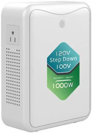 120v to 100v Voltage Converters Step Down Transformer 1000W, No Noise, Ten Protection Functions,Using Japan Appliances in US 120v to 100v Voltage Converters Step Down Transformer 1000W, No Noise, Ten Protection Functions,Using Japan Appliances in US