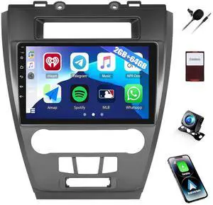 2G+64G Car Radio for Ford Fusion 2010 2011 2012, Android 13 Car Stereo with Wireless CarPlay Android Auto 10.1" Touch Screen Radio with GPS Navigation WiFi Bluetooth FM Radio HD Backup Camera 2G+64G Car Radio for Ford Fusion 2010 2011 2012, Android 13 Car Stereo with Wireless CarPlay Android Auto 10.1" Touch Screen Radio with GPS Navigation WiFi Bluetooth FM Radio HD Backup Camera