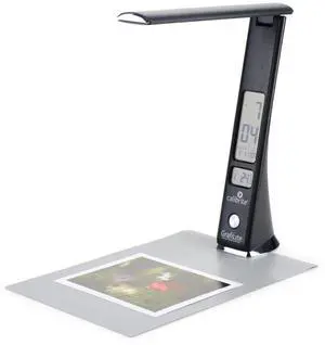 Grafilite Print Viewing Light Booth for Photo and Video Color Evaluation, 3 Color Temperature Modes 5000K 4000K 2700K, 95+ CRI Illumination, Includes Neutral Gray A4 Mat Grafilite Print Viewing Light Booth for Photo and Video Color Evaluation, 3 Color Temperature Modes 5000K 4000K 2700K, 95+ CRI Illumination, Includes Neutral Gray A4 Mat