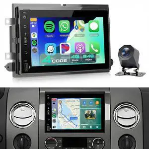 4Core 4G+64G Android Car Radio Stereo for Ford F150/F250/F350 Wireless Carplay Android Auto 1080P Camera, 7" Touchscreen for Ford E250/E350 Escape Radio Bluetooth DSP/32EQ SWC 4Core 4G+64G Android Car Radio Stereo for Ford F150/F250/F350 Wireless Carplay Android Auto 1080P Camera, 7" Touchscreen for Ford E250/E350 Escape Radio Bluetooth DSP/32EQ SWC