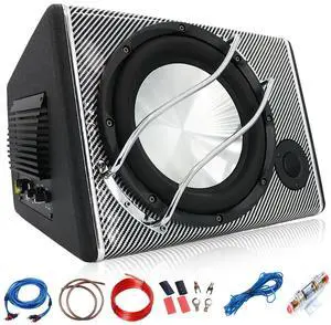 3800W 10" Car Subwoofer with Audio Cable - High Power Bass System for Car Audio Upgrade, Adjustable Bass Boost, Compact Design for Trunk Installation 3800W 10" Car Subwoofer with Audio Cable - High Power Bass System for Car Audio Upgrade, Adjustable Bass Boost, Compact Design for Trunk Installation