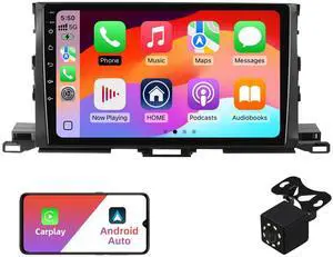 2+32G Android 12 Double Din Car Stereo for Toyota Highlander 2014-2019 with 10.1 Inch Touchscreen Radio Built-in Wireless Carplay/Android Auto/GPS/Bluetooth/FM/AUX-in/SWC/Backup Camera 2+32G Android 12 Double Din Car Stereo for Toyota Highlander 2014-2019 with 10.1 Inch Touchscreen Radio Built-in Wireless Carplay/Android Auto/GPS/Bluetooth/FM/AUX-in/SWC/Backup Camera