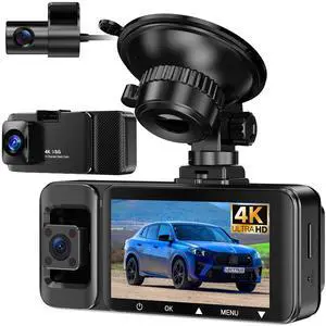 4k Dash Cam Front and Rear Inside, 3 Channel Dash Camera for Cars, APP Control, Night Vision, 3" IPS Screen, Built-in Wi-Fi, G-Sensor, 24H Parking Mode, Loop Recording, 64GB SD Card Included, K02 Pro 4k Dash Cam Front and Rear Inside, 3 Channel Dash Camera for Cars, APP Control, Night Vision, 3" IPS Screen, Built-in Wi-Fi, G-Sensor, 24H Parking Mode, Loop Recording, 64GB SD Card Included, K02 Pro