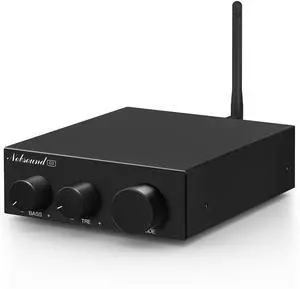 G3 Bluetooth 5.0 Stereo Amplifier: Compact HiFi Power Amp for Home/Desktop Audio, Adjustable Bass/Treble, 2.1 Channel Pre-Out, RCA, Portable Audiophile Gift G3 Bluetooth 5.0 Stereo Amplifier: Compact HiFi Power Amp for Home/Desktop Audio, Adjustable Bass/Treble, 2.1 Channel Pre-Out, RCA, Portable Audiophile Gift