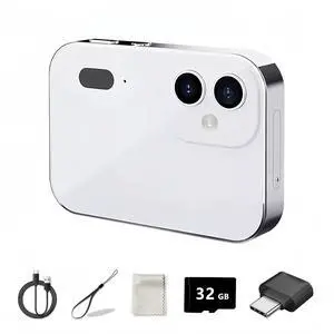 64MP CCD Autofocus Digital Camera, 4K Video & 16x Zoom Anti-Shake Compact Camera with 32GB Card, Portable for Teens & Adult Beginners (White) 64MP CCD Autofocus Digital Camera, 4K Video & 16x Zoom Anti-Shake Compact Camera with 32GB Card, Portable for Teens & Adult Beginners (White)