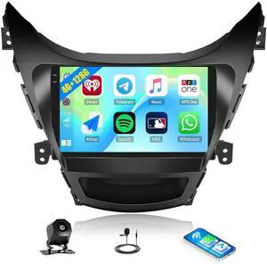 4+128G Android Car Stereo for Hyundai Elantra 2011 2012 2013 Wireless Carplay Android Auto 9 inch Incell HD 1280 * 720 Touchscreen Bluetooth5.0 GPS Navigation FM RDS 32EQ SWC AHD Backup Camera 4+128G Android Car Stereo for Hyundai Elantra 2011 2012 2013 Wireless Carplay Android Auto 9 inch Incell HD 1280 * 720 Touchscreen Bluetooth5.0 GPS Navigation FM RDS 32EQ SWC AHD Backup Camera