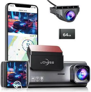 4K Dash Cam Front and Rear, 3.16 IPS Touch Screen, 64GB Card Included, Dual Dash Camera for Cars, Built-in GPS Wi-Fi, UHD 2160P Night Vision, WDR, 24H Parking Monitor (J6) 4K Dash Cam Front and Rear, 3.16 IPS Touch Screen, 64GB Card Included, Dual Dash Camera for Cars, Built-in GPS Wi-Fi, UHD 2160P Night Vision, WDR, 24H Parking Monitor (J6)