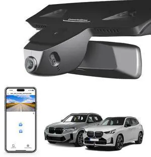 4K Dash Cam Custom for BMW Gen3 G01 X3 2018-2024, F97 X3M 2020+(Model C), sDrive28i xDrive30i M40i, OEM Style, 2160P UHD Video, WiFi & APP, 64GB Card 4K Dash Cam Custom for BMW Gen3 G01 X3 2018-2024, F97 X3M 2020+(Model C), sDrive28i xDrive30i M40i, OEM Style, 2160P UHD Video, WiFi & APP, 64GB Card